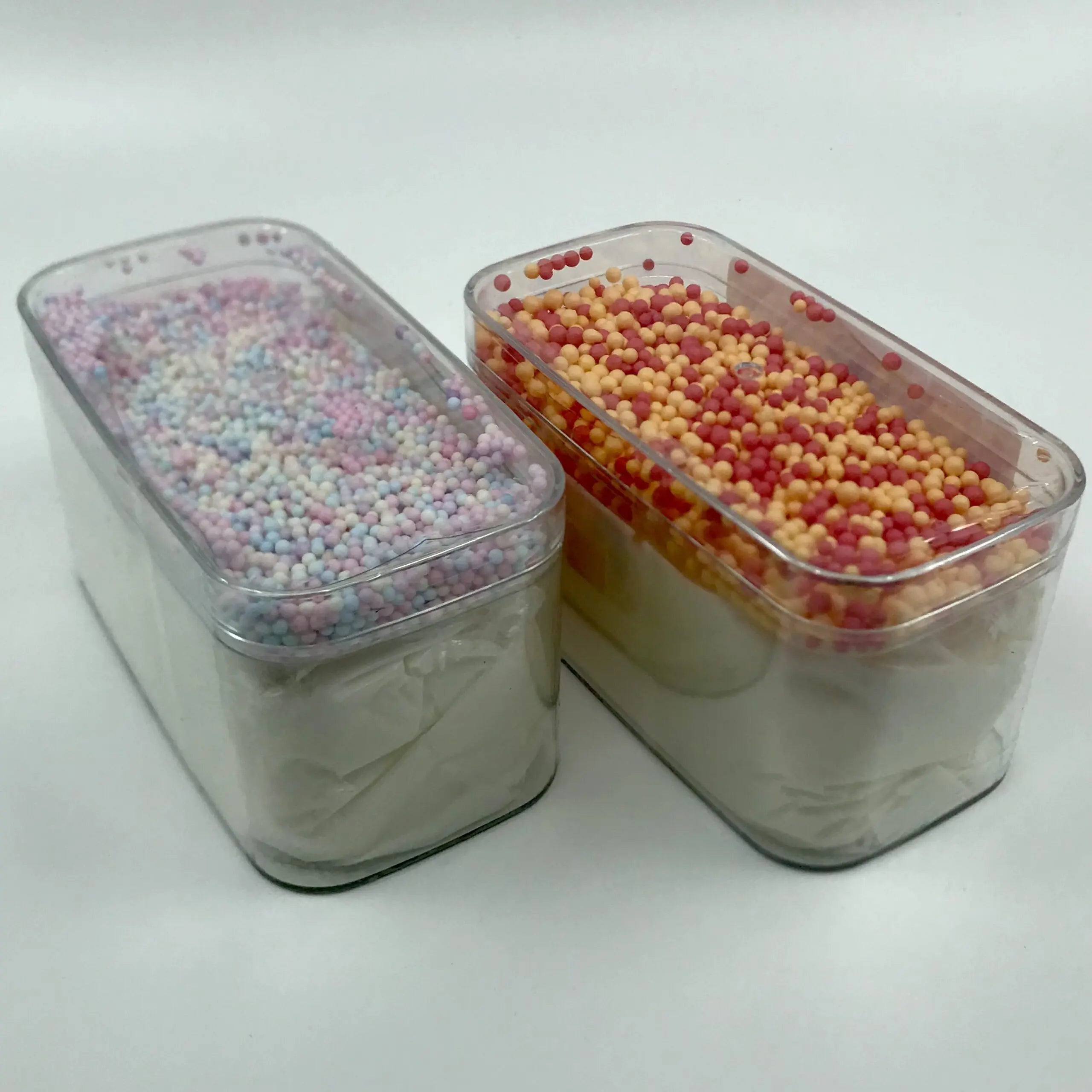 Butter Slime Box med Färgade Foam Beads